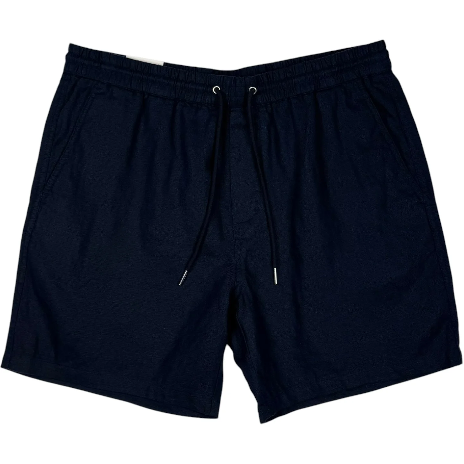 Gregor Shorts Navy Blue Linen