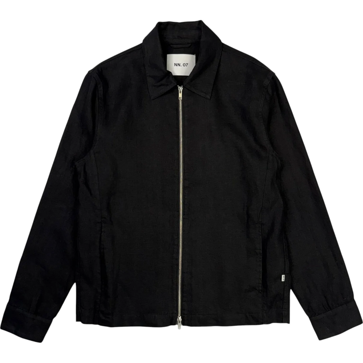 Alban Overshirt Black Linen