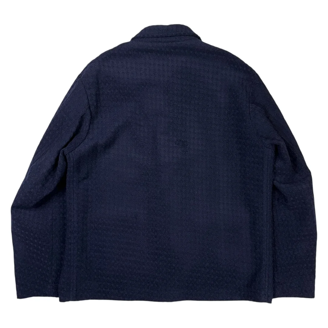 Aasti Three Pocket Navy Boucle Jacket - Image 2