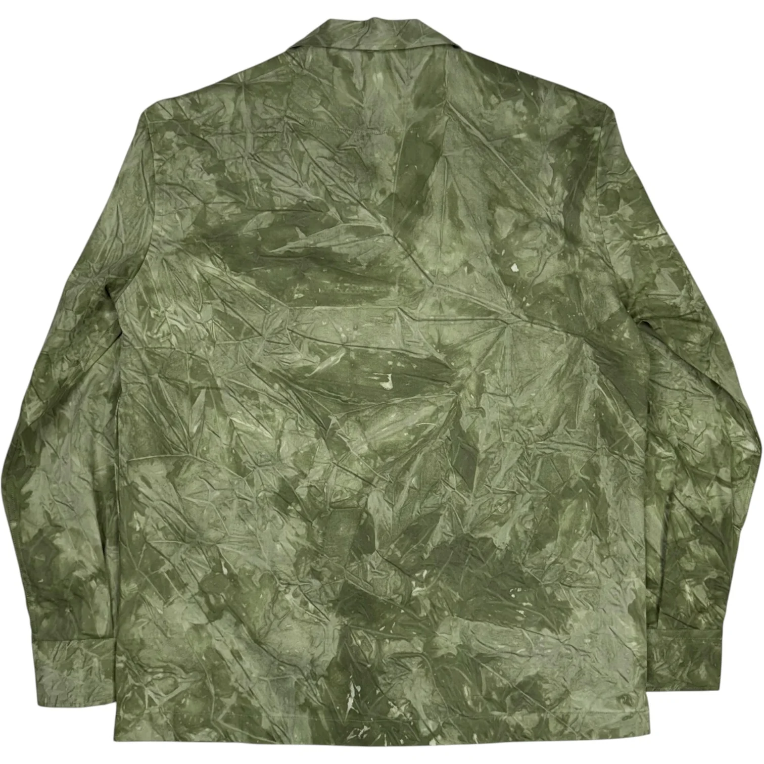 Aabba Cotton Overshirt Olive Green - Image 2