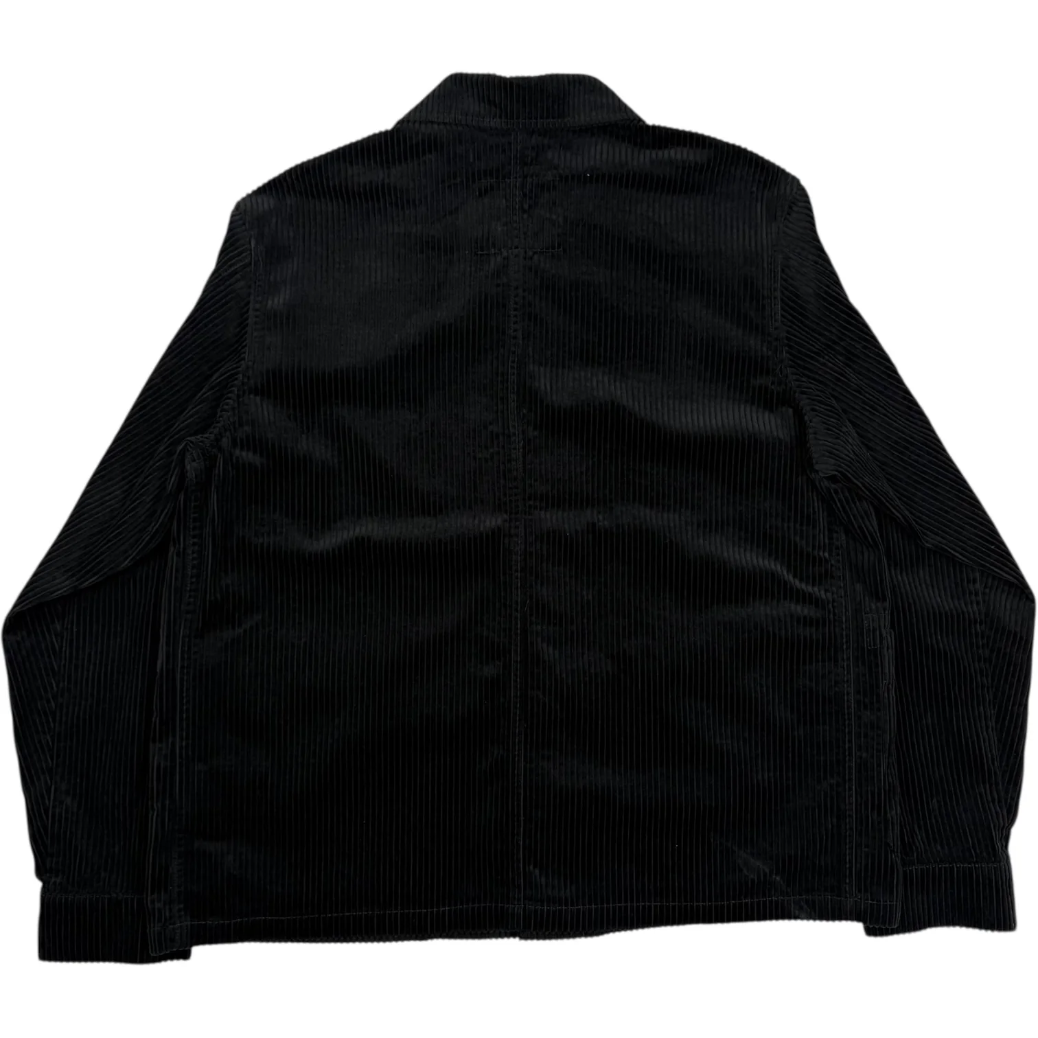 Corduroy Chore Jacket Black - Image 2
