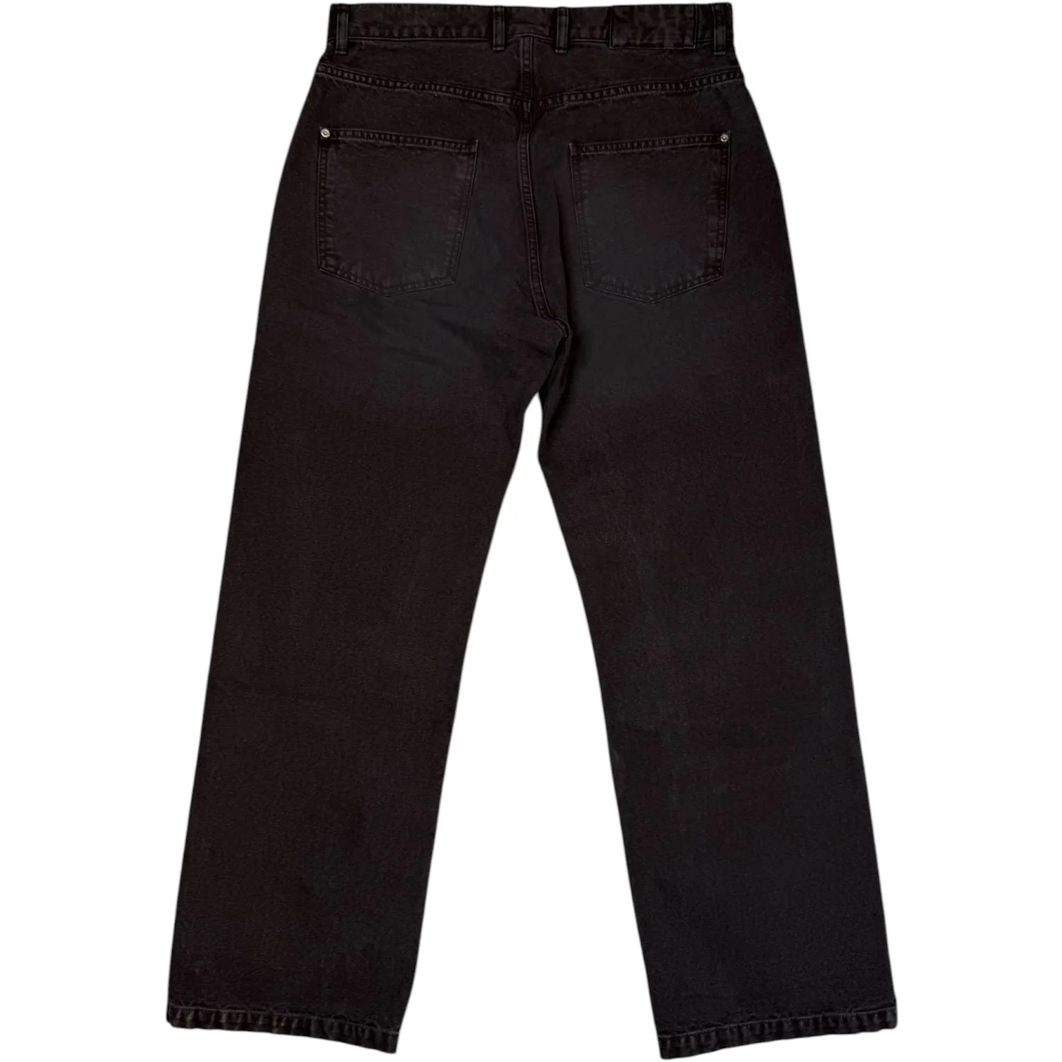 Double Knee Jeans Dark Grey Canvas - Image 2