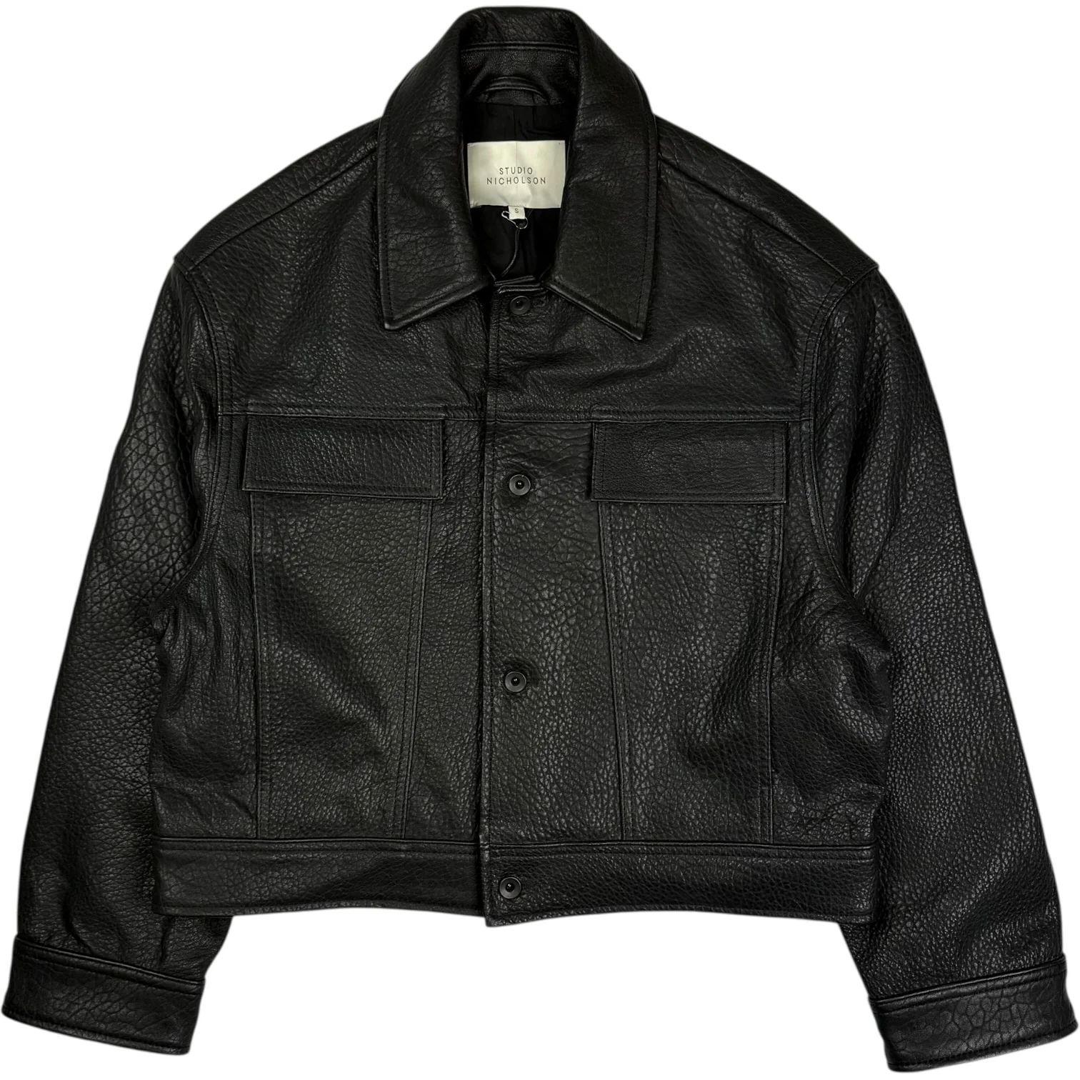 Doyard Textured Leather Jacket - Image 2