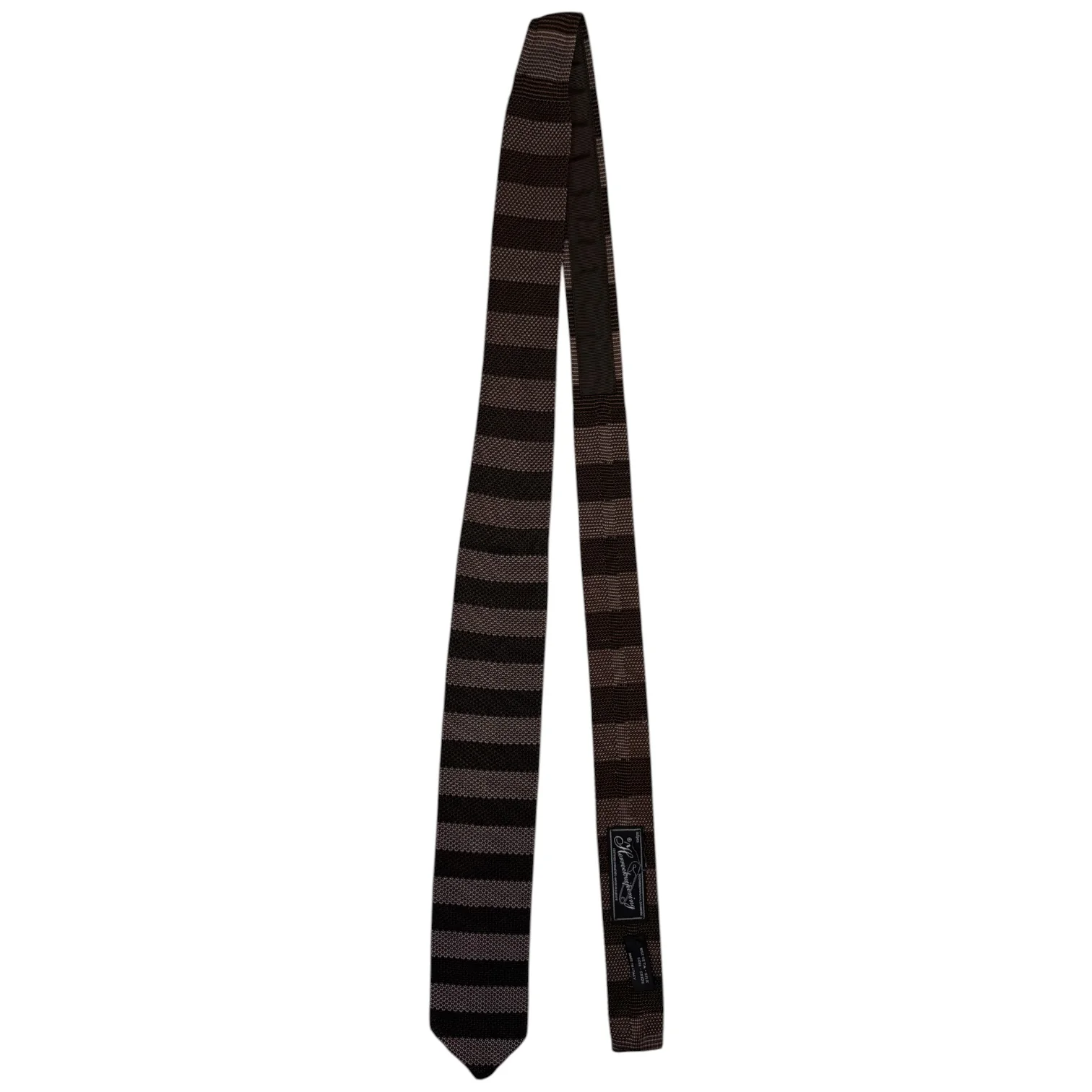 Formal Tie Brown Candy Stripe - Image 2