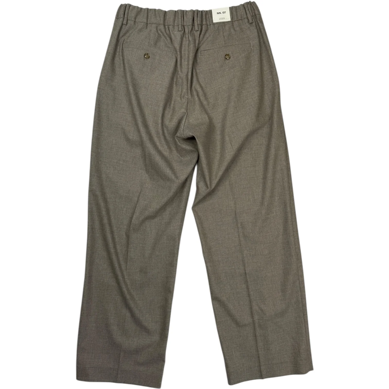 Kay Trouser Spring Wool Blend Desert Khaki - Image 2