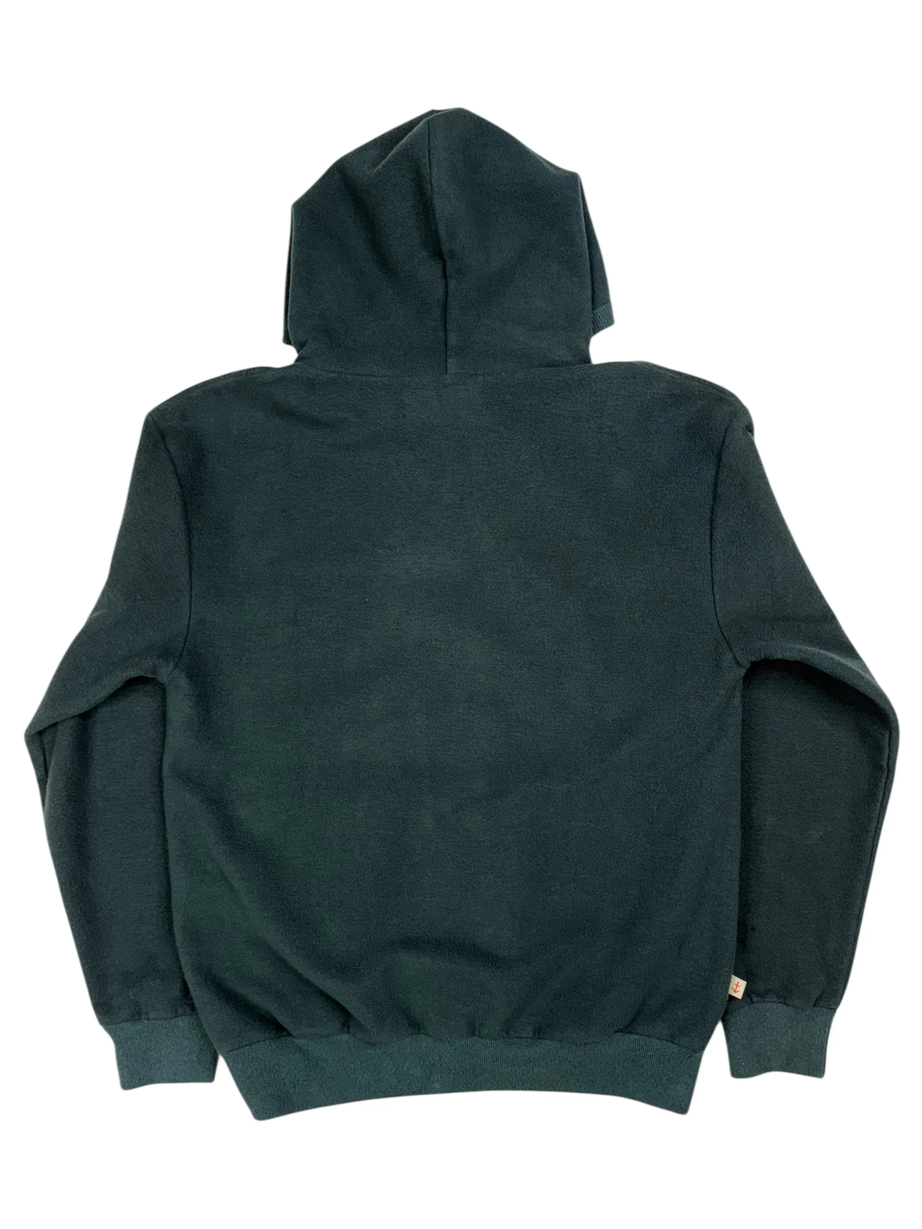 Matias Fleece Hoodie Dark Green - Image 2