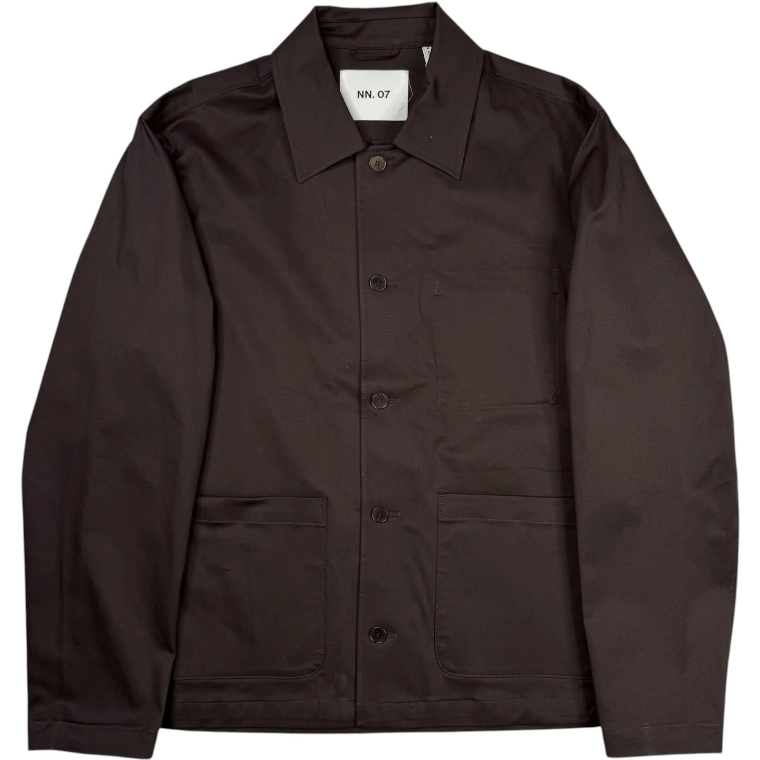 Morgan Overshirt Deep Truffle Cotton