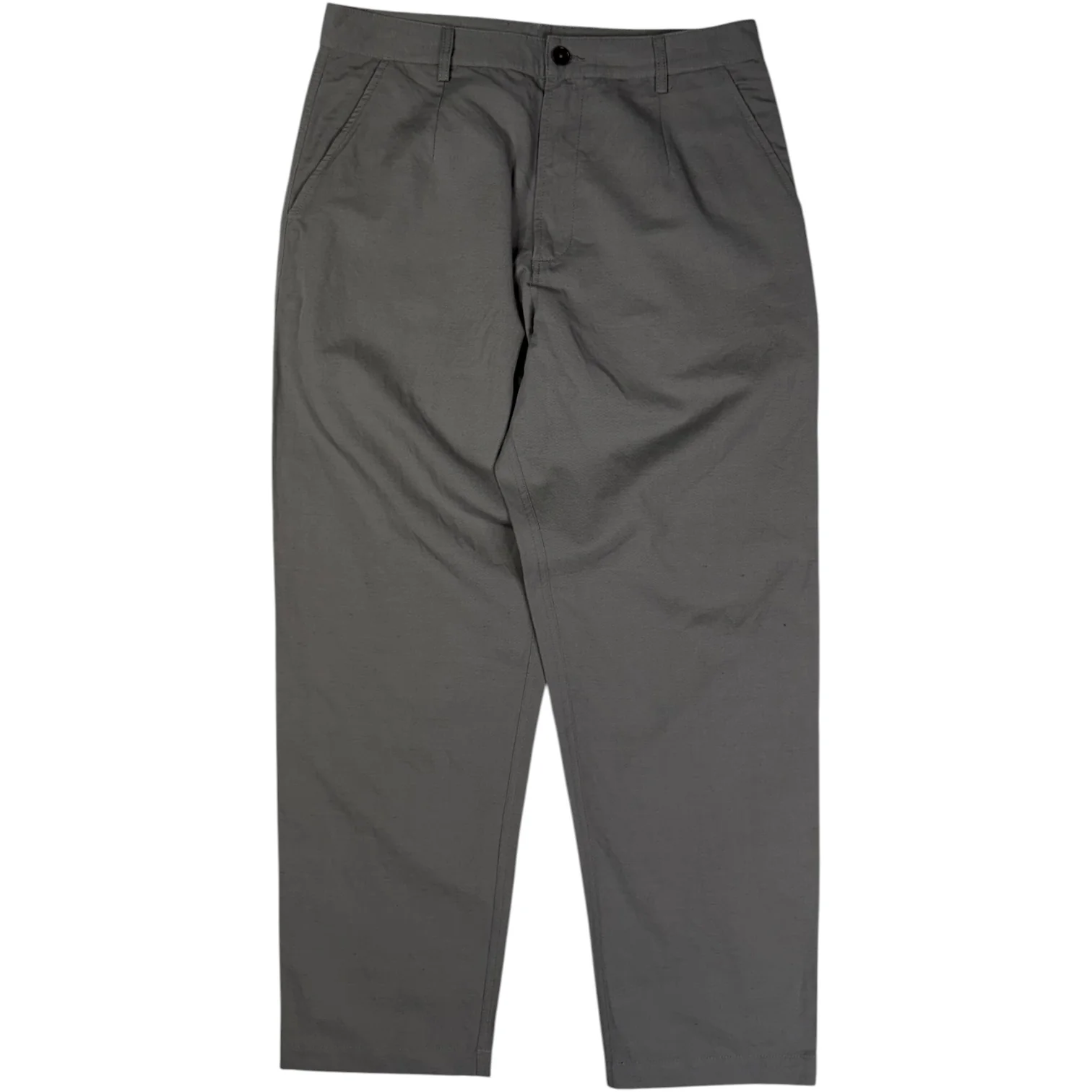 Dizzy Trouser Linen Slub Weave Mid Grey