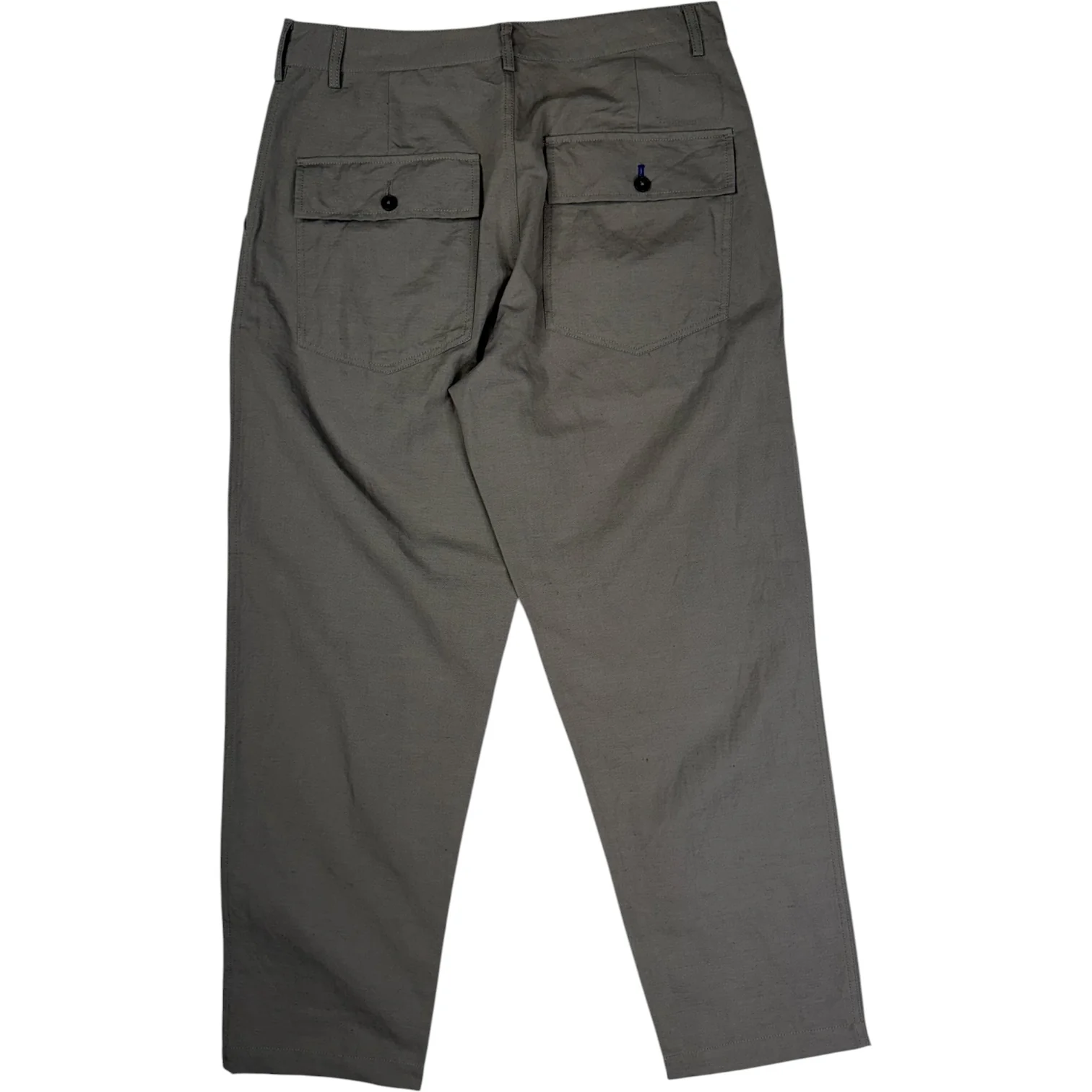 Dizzy Trouser Linen Slub Weave Mid Grey - Image 2