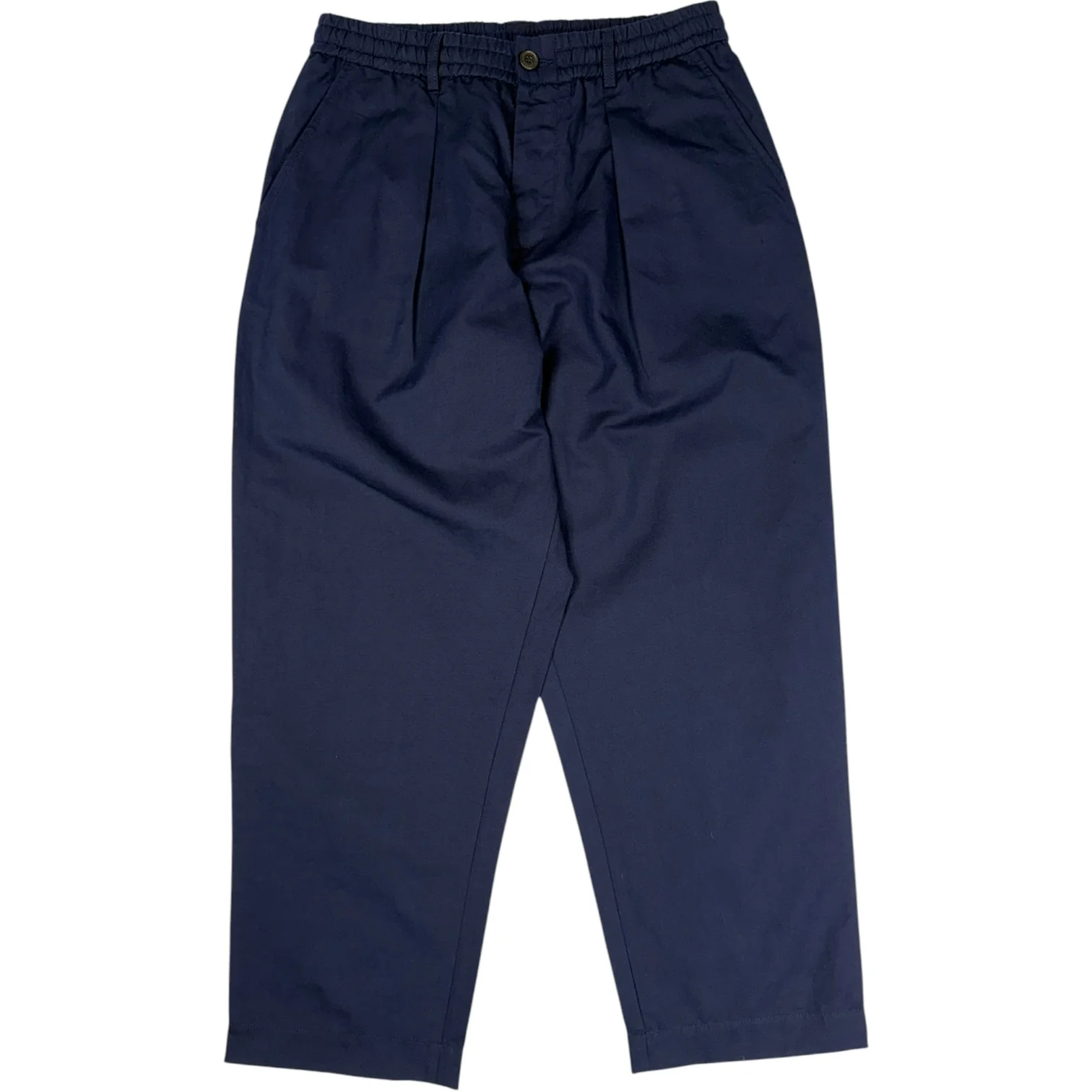 Oxford Pant Linen Slub Weave Navy