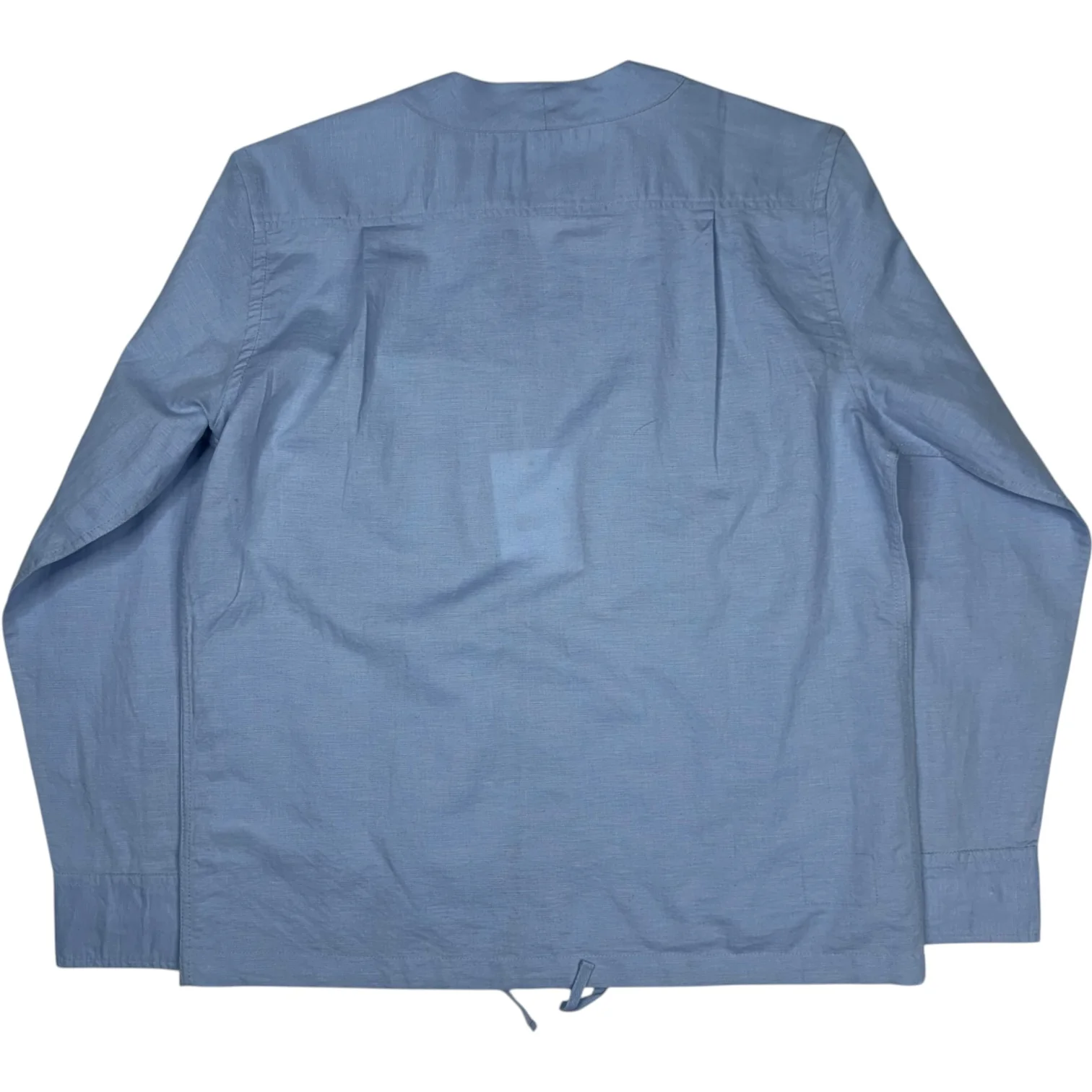 Parachute Shirt Linen Cotton Shirting Pale Blue - Image 2