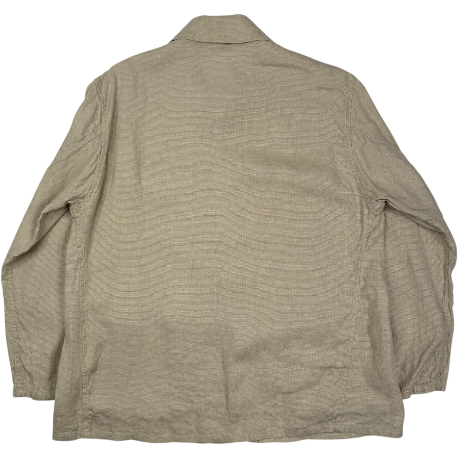 Safari Overshirt Linen Silk Grey - Image 2