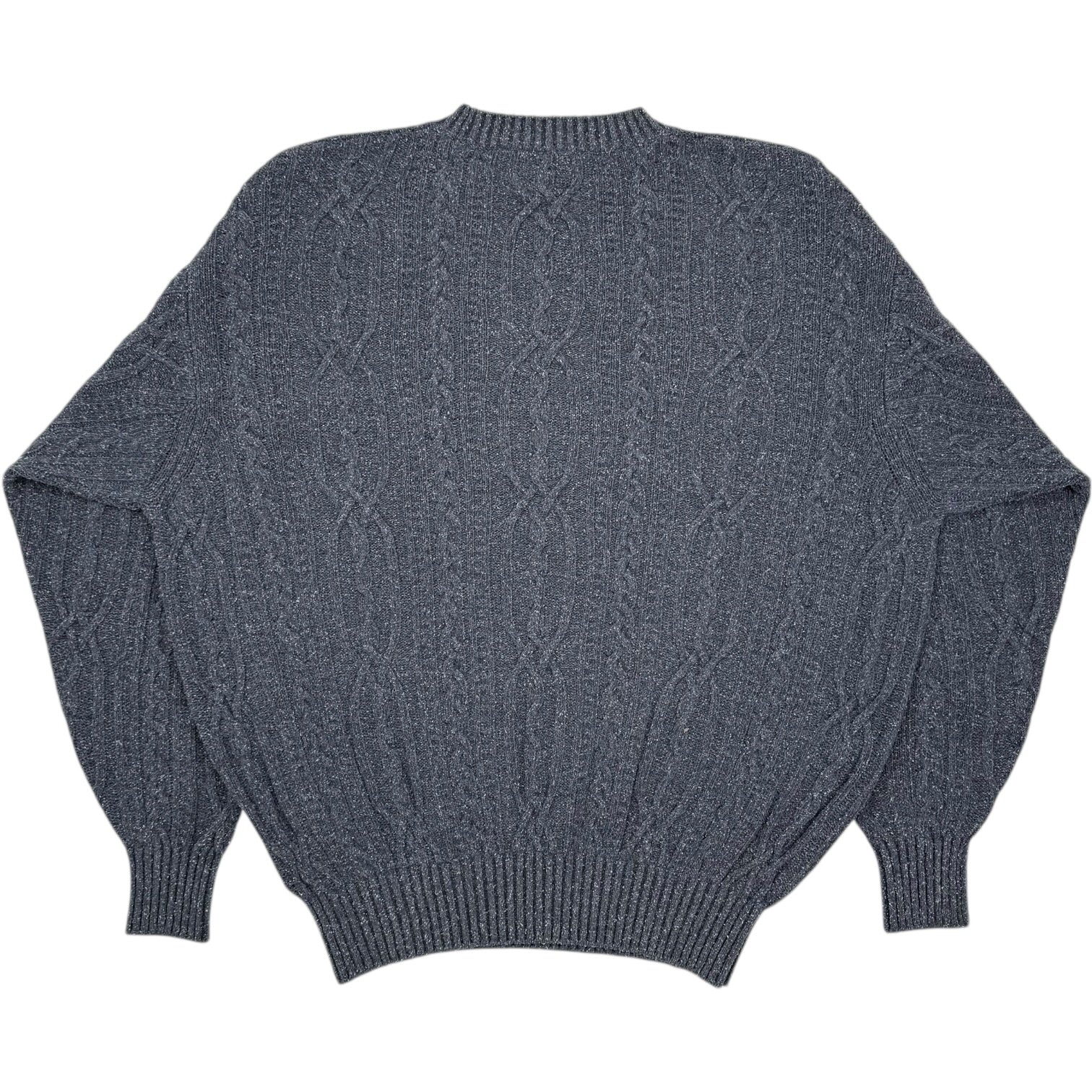 Silknep Cable Sweater Indigo - Image 2
