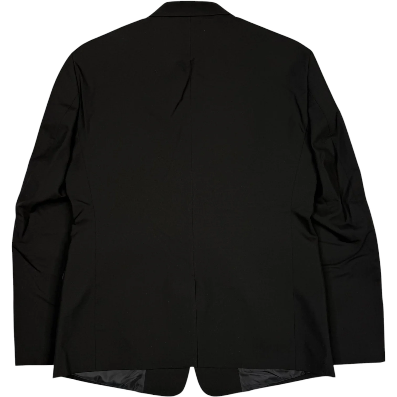 Single Breasted Blazer Black Tropical Wool - Image 2