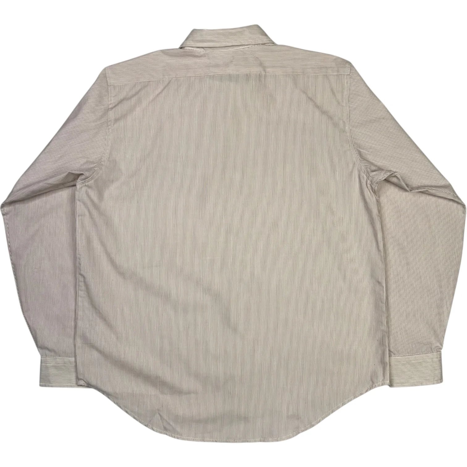 Crochet Vent Floater Shirt Maroon Stripe - Image 4