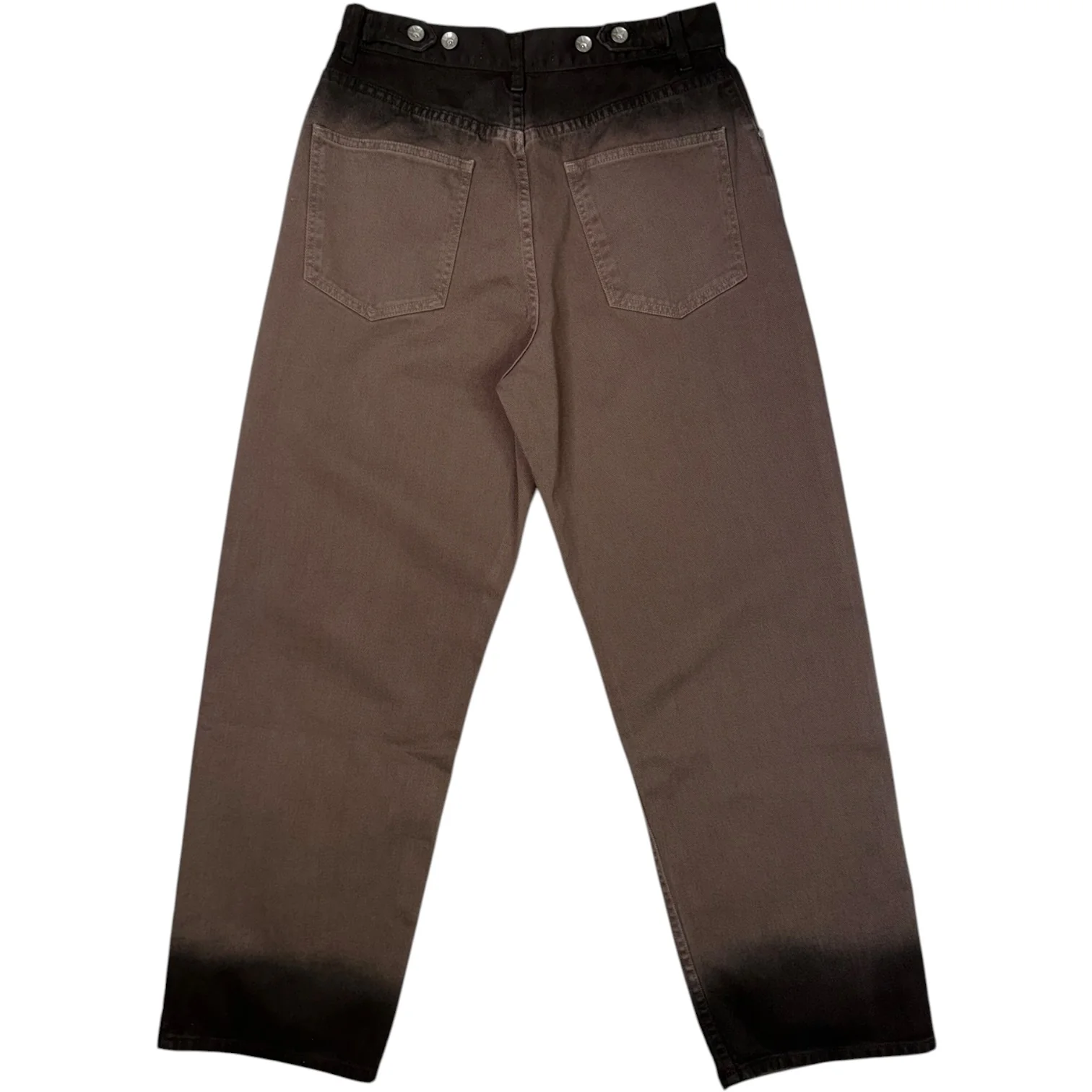 Dip Dyed Jean Cut Trouser Shark Denim - Image 2